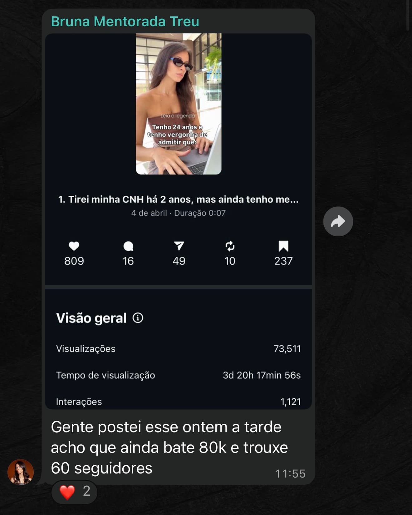 Resultado real de quem aplicou o método